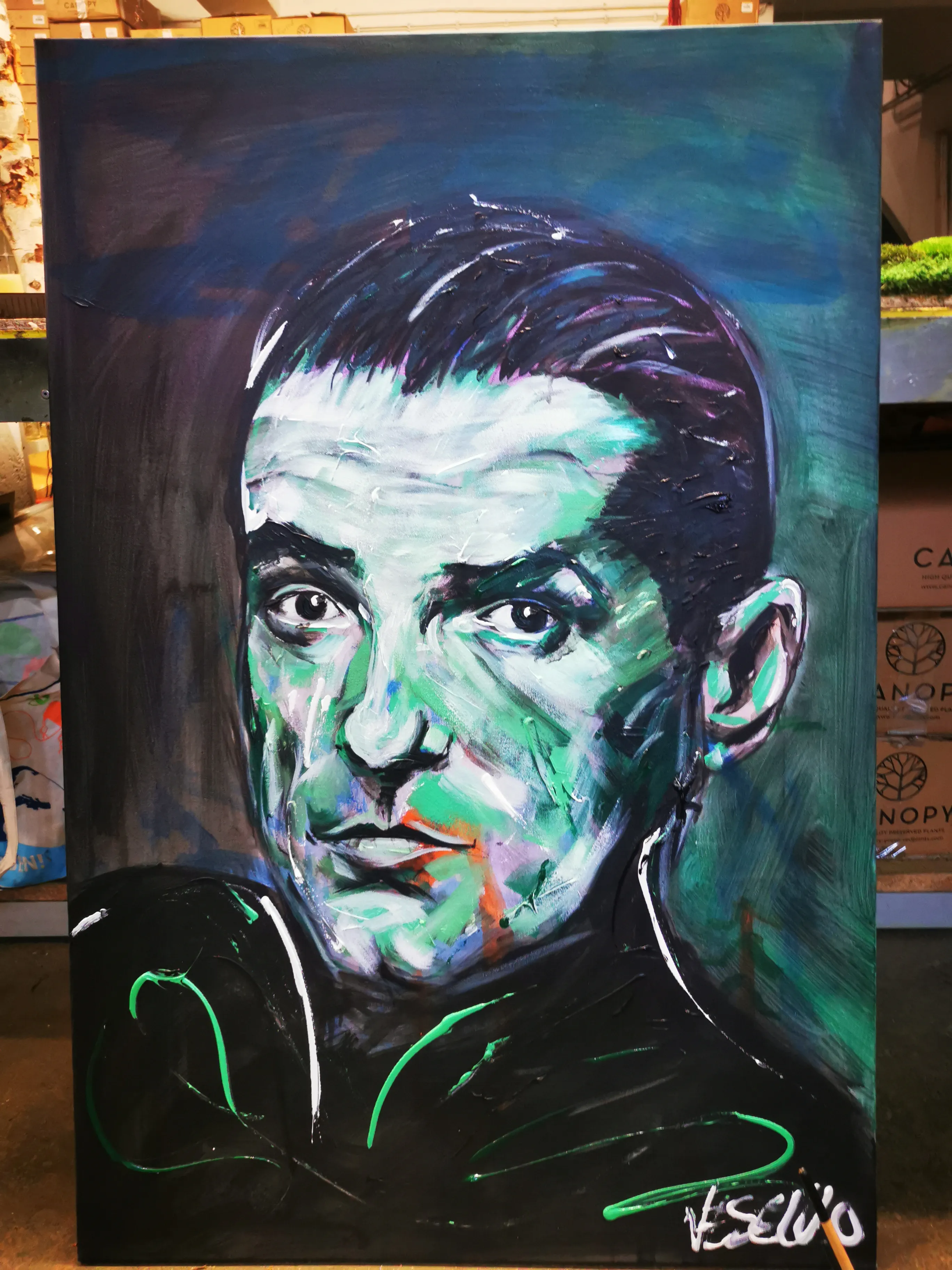 Falco Portrait – Kunstwerk
