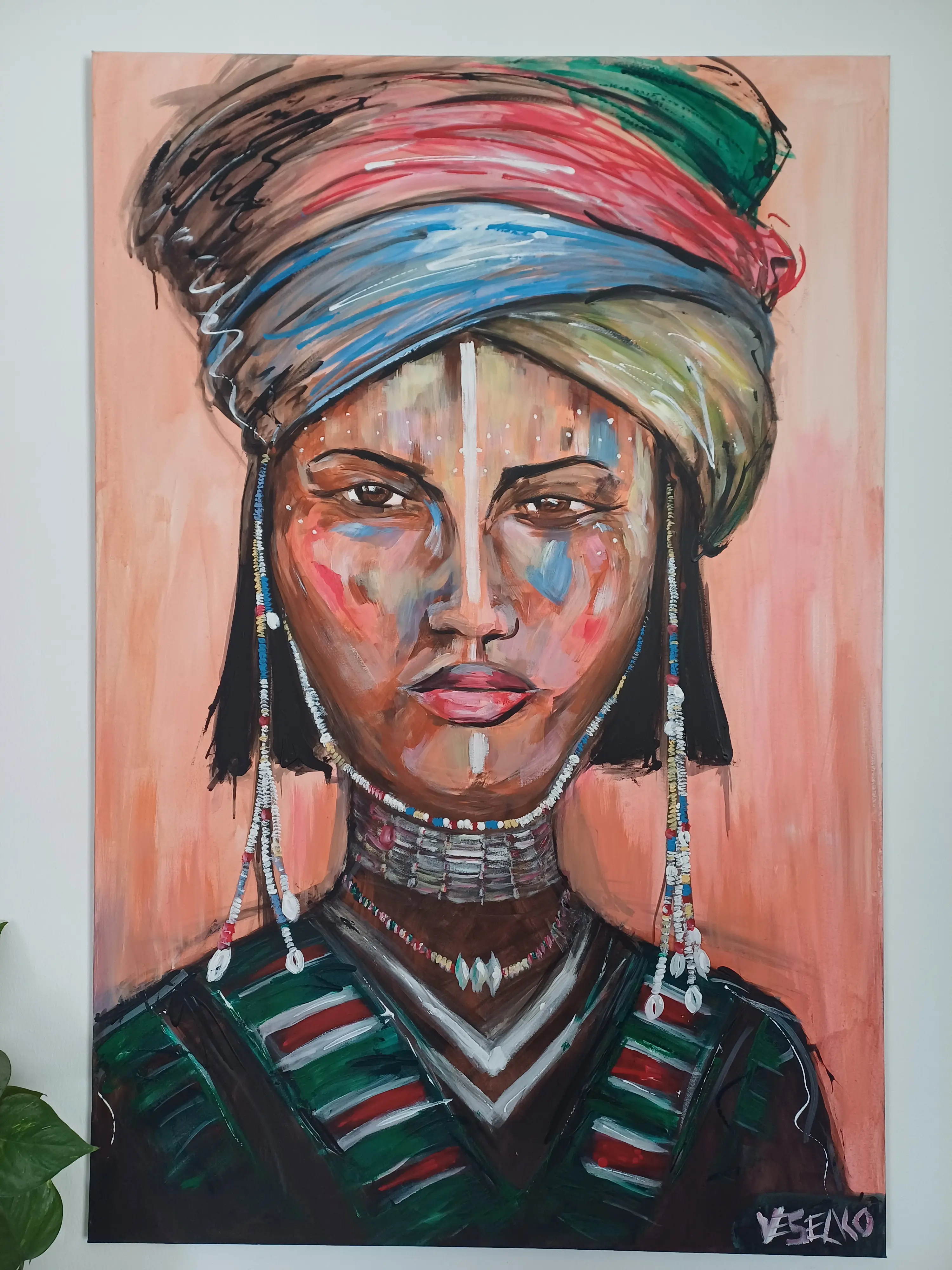 Somalia Leinwandmalerei